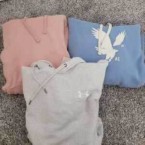 American Eagle Outfitters Blue and Pink Hoodies